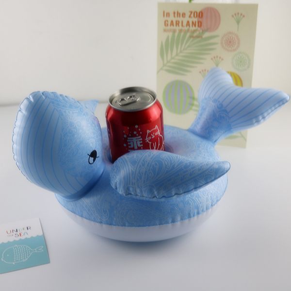 

inflatable whale drink floats whale cup holder pool party drink floats inflatable coasters floating cup holder water toys