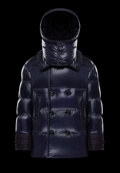 

2018 год франция новое прибытие людей сбывания goran itiner черный серый синий вниз parka куртки пальто зимы продажа с свободной перевозкой, Black;brown