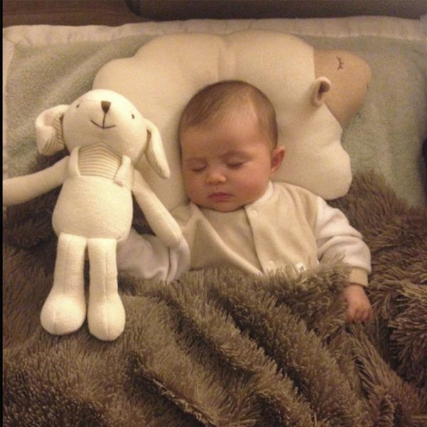 0 To 1 Year Old Cute Baby Pillow Flat Head Infant Pillows Newborn