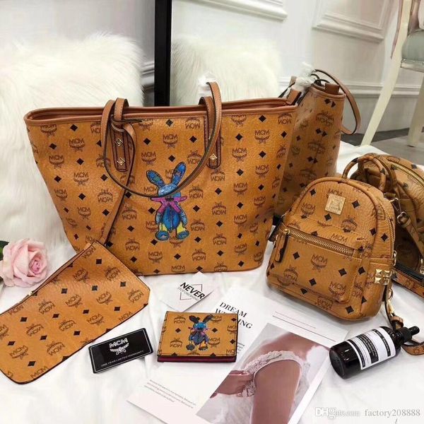 

Hot sale 2018 Europe and the United States three sets of ladies handbags ladies designer handbags high quality ladies clutch bag wallet retr