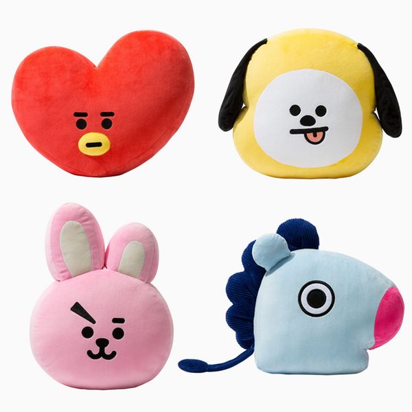 

cute bts plush doll toy bulletproof pillows cushions stars dolls animals soft pillow toy perfect birthday gift for boys girls 30*40cm