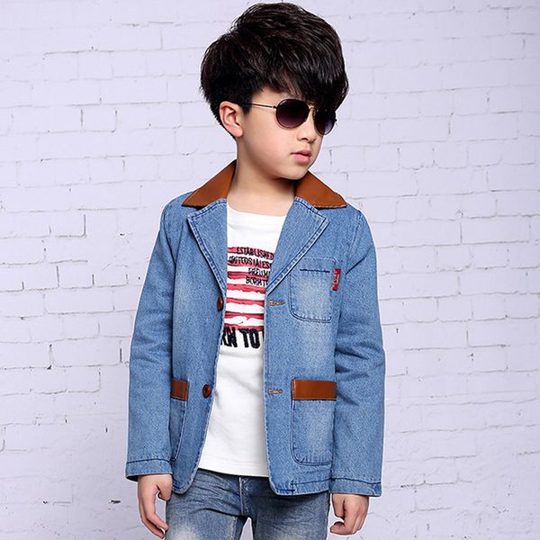 

Новая красавица Мальчики Куртка Пальто Детская одежда SpringAutumn Boys Blazer Мода Мальчик