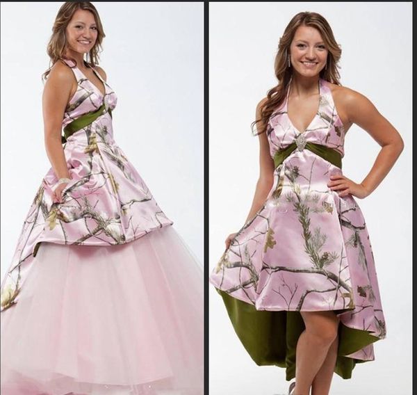 

розовый камо свадебных платьев 2018 года со съемной юбкой выполнена на заказ в стиле кантри камо платья люкса с отделяемым поездом, White