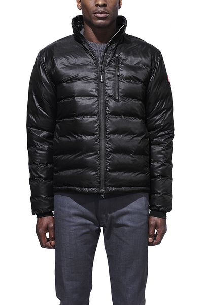 

and good men down coats concise slim pure color down soft closing sleeve, Black