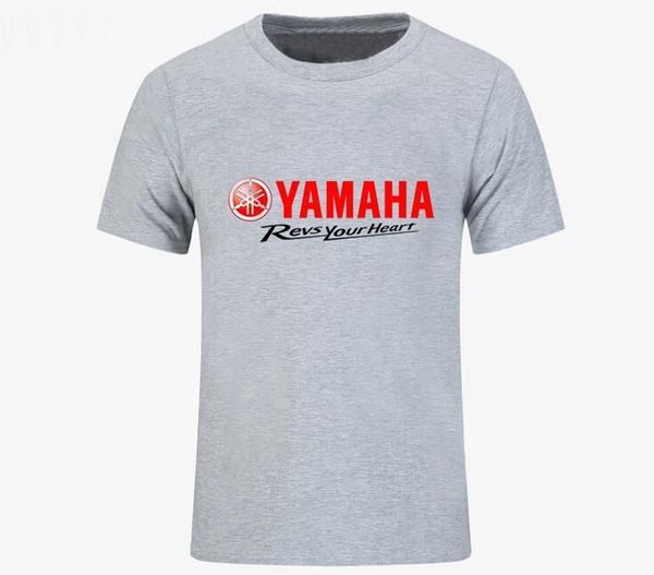 

summer cool cotton tee pullover yamaha tshirt men short-sleeve t shirt yamaha logo revs your heart manner printed tshirts, White;black