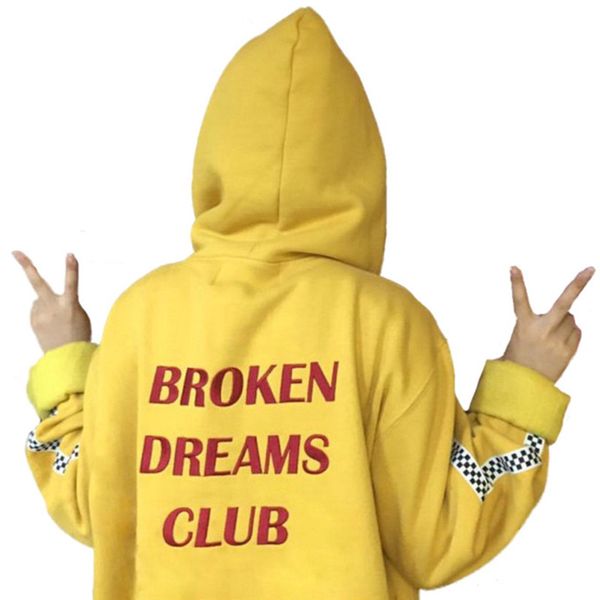 

Nyoolo Style Harajuku Letters Print Autumn Winter Tops Loose Outerwear Fleece Pullovers Hooded Sweatshirt Women Men Clothing New