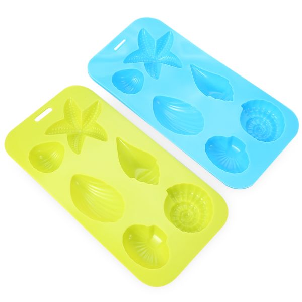 

творческий shell pattern силиконовый торт фондант выпечки инструмент diy десерт паста украшения плесень отличный помощник для приготовления