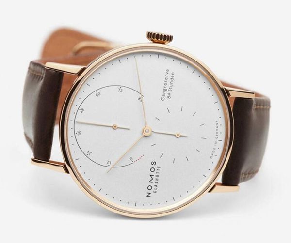 

Selling new nomo ultra thin men 039 belt watch atmo pheric emi circle two pin half men 039 quartz watch men watche wri twatche