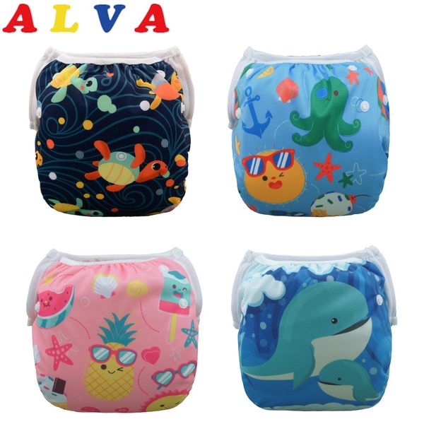

u pick 1pc 2017 alvababy reusable swim diaper swimsuit washable swim diapers pool pants adjustable