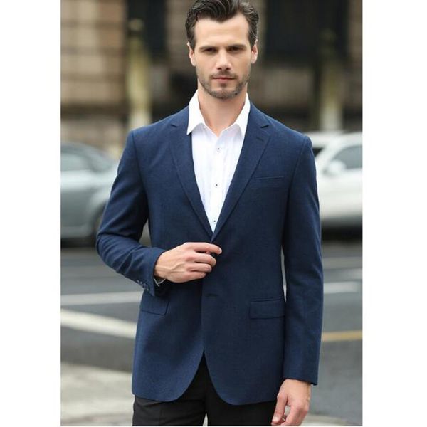 

in the fall of the new leisure men's suit jacket single coat formal occasio classic designs two grain of buckle suit ja, White;black