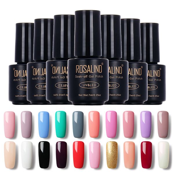 

rosalind 7ml 29 colors gel nail polish nail art gel polish uv led semi primer