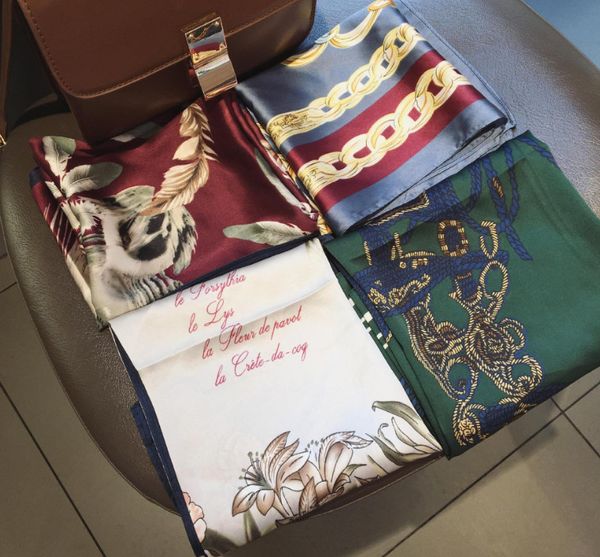 

2018 последний новый моделирования шелк, небольшие шарфы, женские шарфы, любителей волос,полотенце, подарки на день рождения / бесплатная до