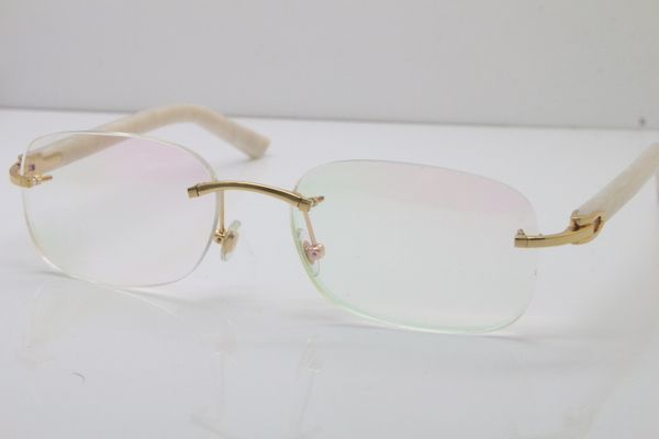 

горячие rimless 5952142 очки в золотой оптические очки кадр круглый глаз новые очки кадров популярный мужской моды дизайнер размер: 57-20-13, Silver