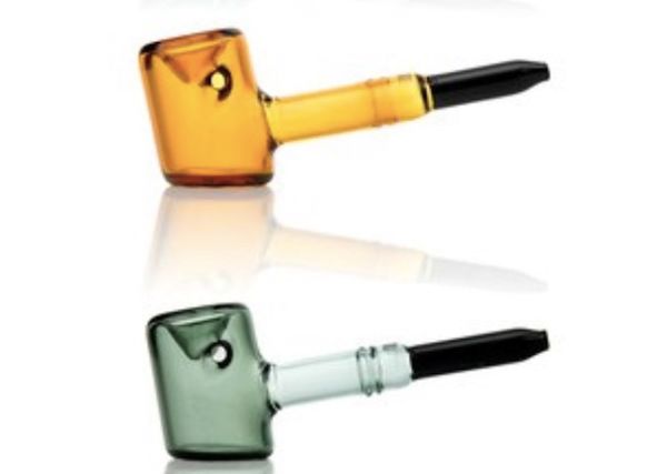 

New mini Tankard Sherlock thick glass hammer pipes labs hand tobacco pipe colorful glass pipe wholesale free shipping