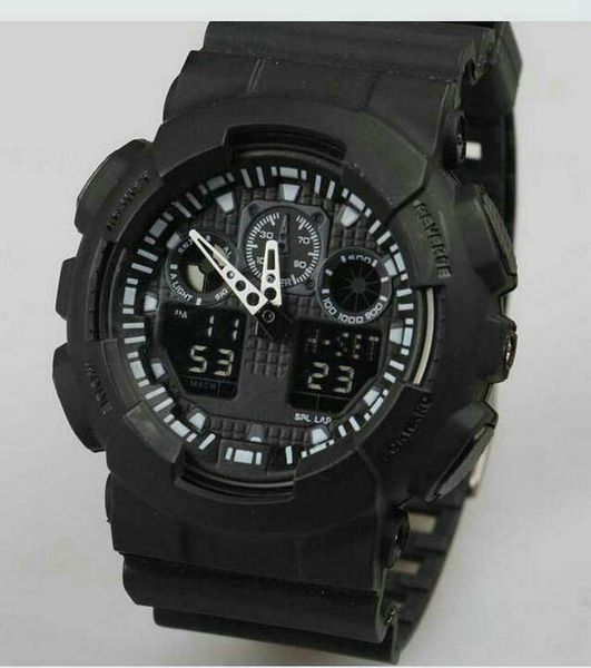 

Лучший подарок повседневная резиновый ремешок электронные часы топ бренд мужски