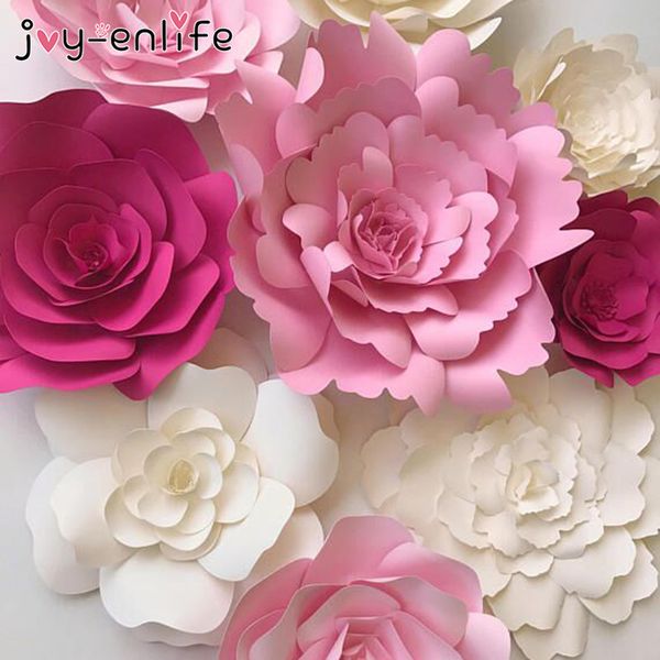 2019 Joy Enlife 20cm Diy Paper Flowers Kids Birthday Party Backdrop Decor Wedding Hen Home Room Supplies From Starch 24 79 Dhgate Com