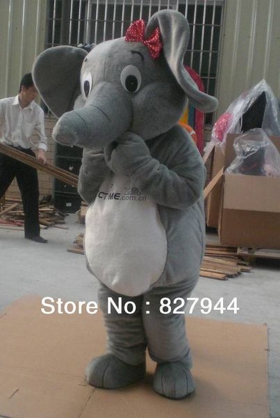 

professional new elephant mascot costume cartoon suit, Red;yellow