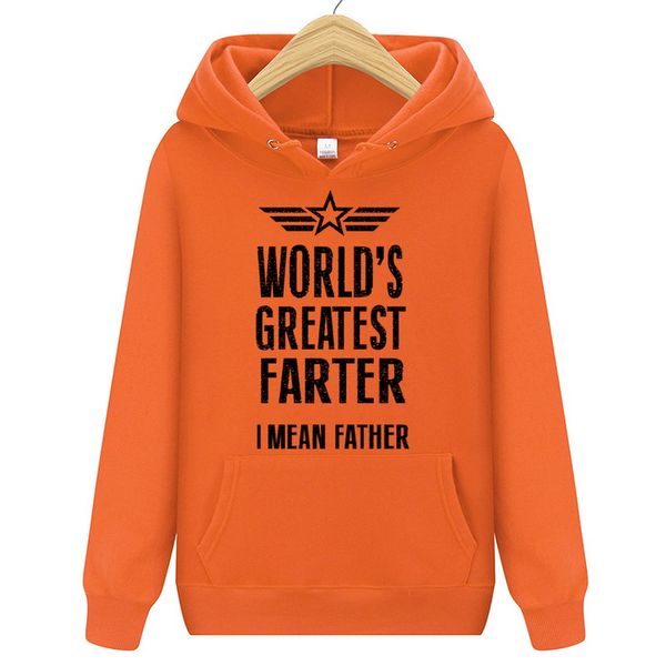 

autumn winter new brand i mean father letter printed hoodies men casual hoodies sweatshirt sportswear male fleece hooded jacket, Black