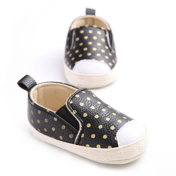 

baby girls soft shoes pu leather baby moccasins gold dot girls first walker toddler