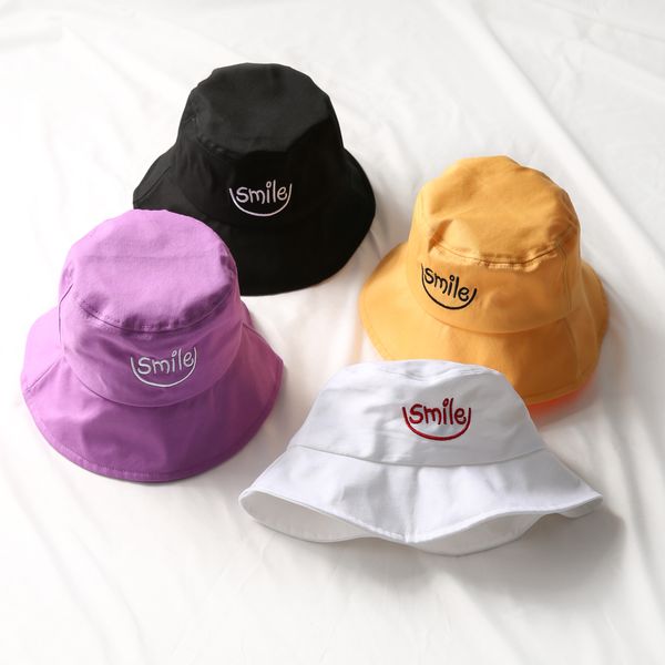 

women girl fashion outdoor hats summer smile hat female fisherman hat big visor sun caps beautiful headwears, Black;white