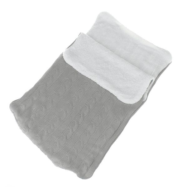 

knit baby sleeping bags fleece inner sack 6 color infant warm winter sleep bag 18091401