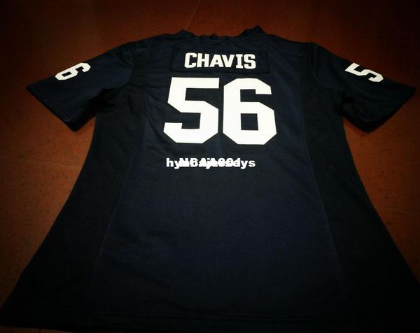 

men #56 white navy penn tyrell chavis state nittany alumni college jersey or custom any name or number jersey, Black;red