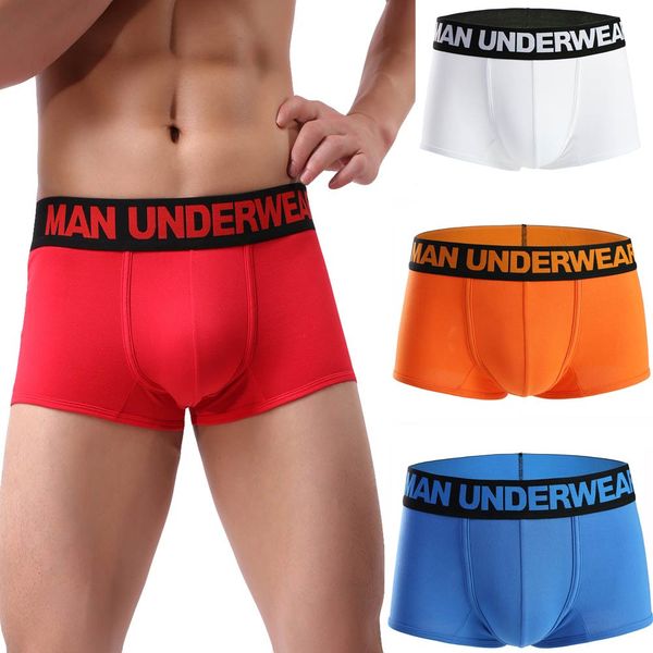 

man underwear mens boxers nylon men underwear mens underpants male panties shorts u convex pouch for gay, Black;white