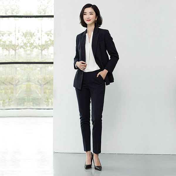 Compre Negro Dos Piezas Formal Mujer Blazer Disenos Uniformes