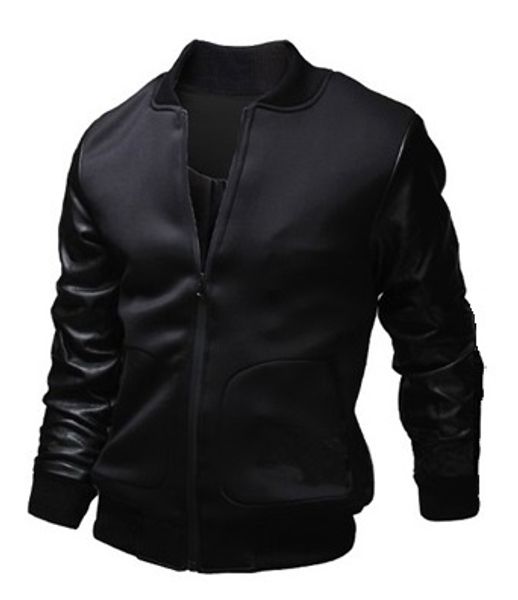 

выродок новая весна мужчины куртка мода молния тонкий пальто, Black;brown