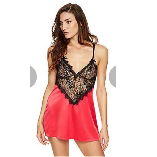 

summer nightwear babydoll back lingerie open underwear dress women lace sling short ladies sleepwear pajamas size jtmev