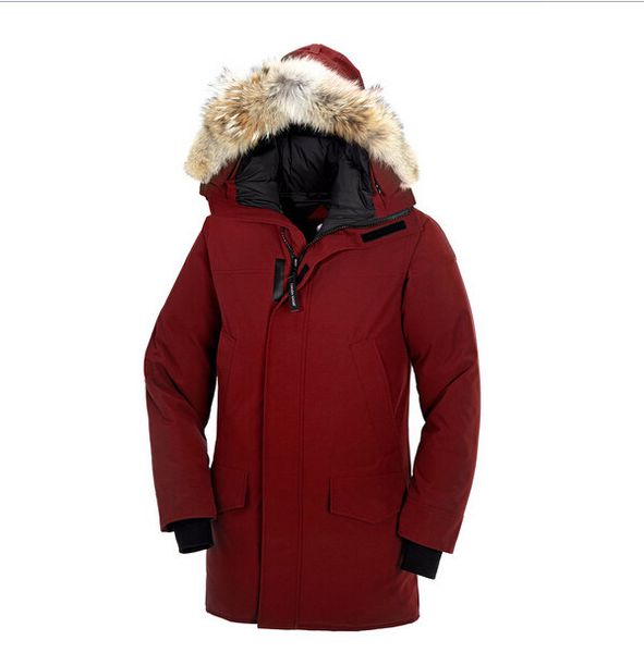 

Канадский Пуховик Мужские Женщины Homme Зима Jassen С Капюшоном Fourrure Манто Пальто Hiver Do