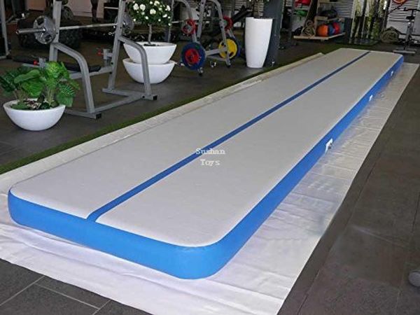 

10*2*0.2m inflatable gymnastics airtrack tumbling mat air track floor mats with electric air pump for home use/training
