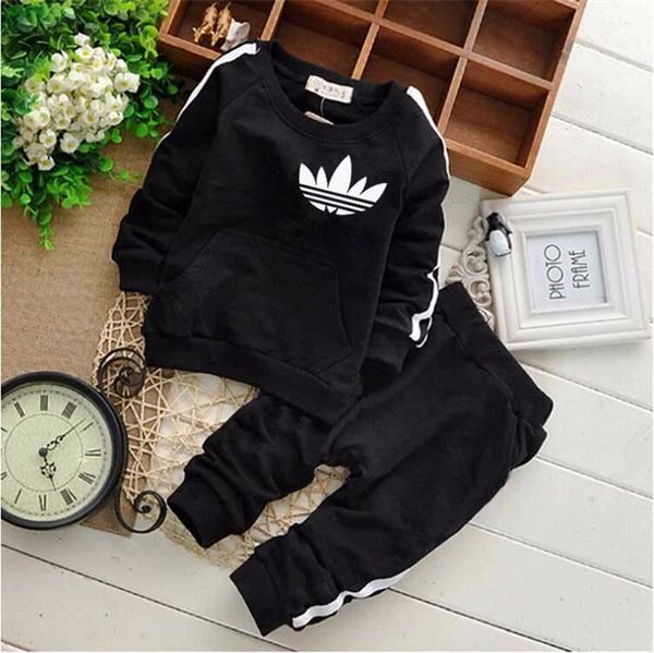 

fashion children boys girls clothing sets spring autumn baby brand jacket pants 2pcs/sets kids sport clothes toddler tracksuits, White