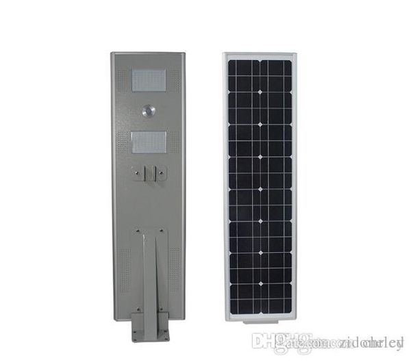 

new arrivals pir motion sensor stand alone solar power street light 100w integrated solar street light ip65 3 years warranty