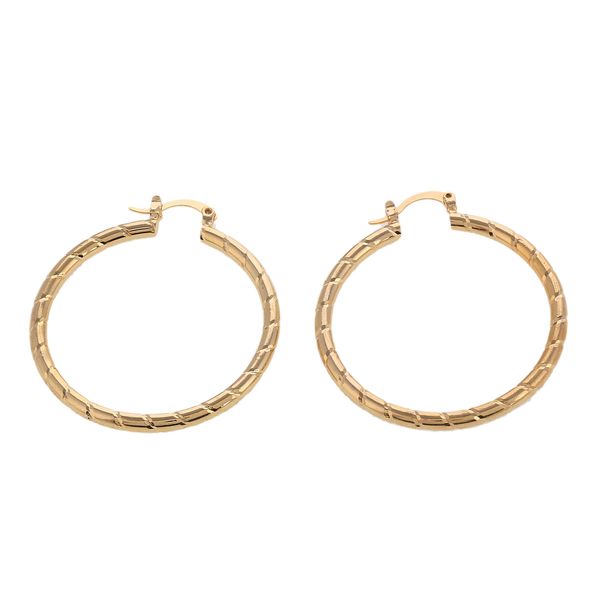 

simple gold color earrings 40mm round stud earing statement wedding earring, Silver