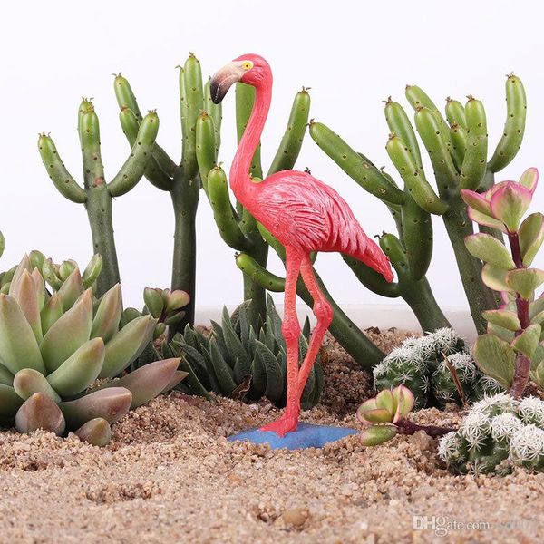 

exquisite flamingo model toy garage kit decorate toys cake ornament simulation knickknack static state garden animal models article 5 5zx ii