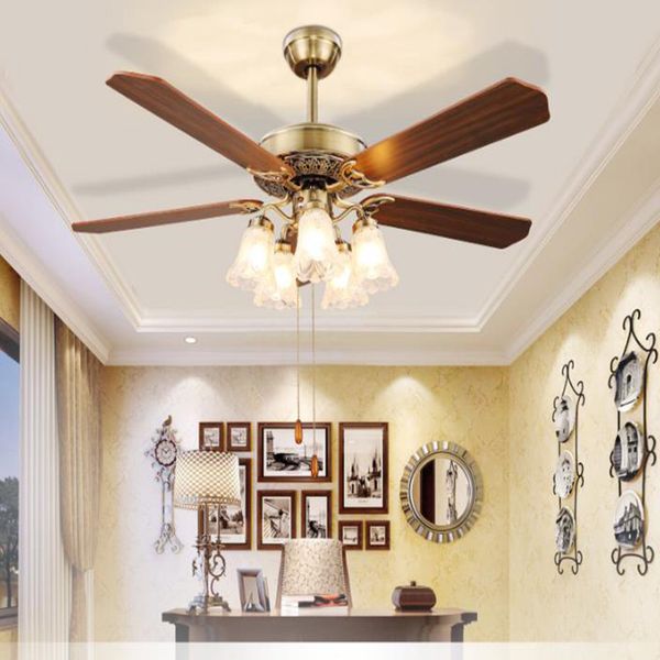 2019 Modern Led Ceiling Fans Light Creative Home Lights Wooden Iron Bedroom Living Room Color Changing Fans Lamps With Remote Control From Biaiju