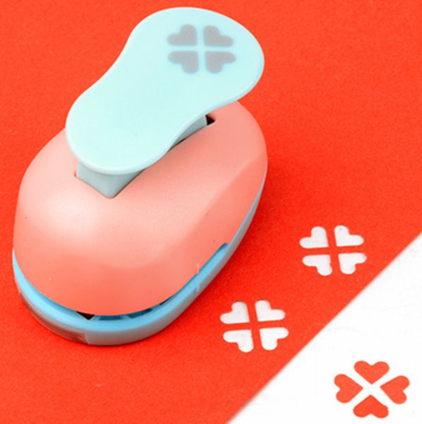 

four hearts shape 5/8" eva foam hole punches greeting card handmade loving design craft punch cortador de papel de scrapbooking