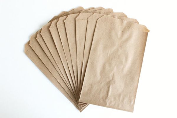 

100 brown flat kraft бђмажне меки 5x7 дйма