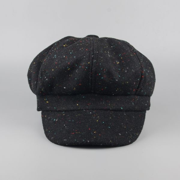 

2018 blank black newsboy caps for women spring autumn winter hats felt cap winter ladies black hat beret cap, Blue;gray