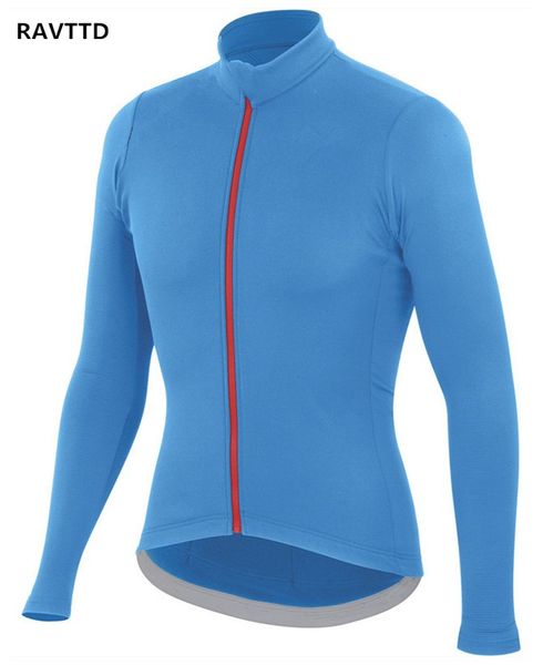 

Blue Colour Winter Fleece Cycling jersey Shirt Summer Quick Dry Long Sleeve Bicycle Clothing Wears Maillot Ciclismo