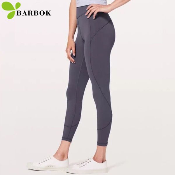

barbok women fitness yoga pants slim tights running sportswear gym training trousers seamless tummy control sports leggings, White;red