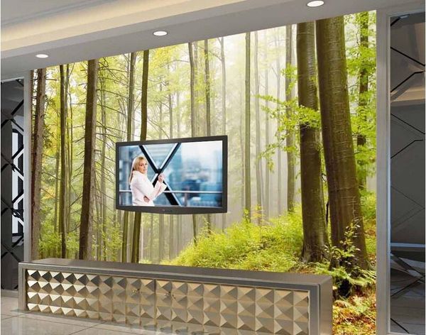 

3d wallpaper custom p mural landscape forest large background wall living room home decor 3d wall murals wallpaper for walls 3 d