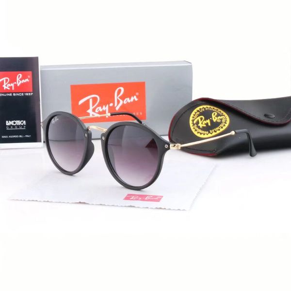 

fdghreh polarized lens fashion sunglasses for men and women designer eyewear glasses mirrored sun glasses with case and box, Blue;gray