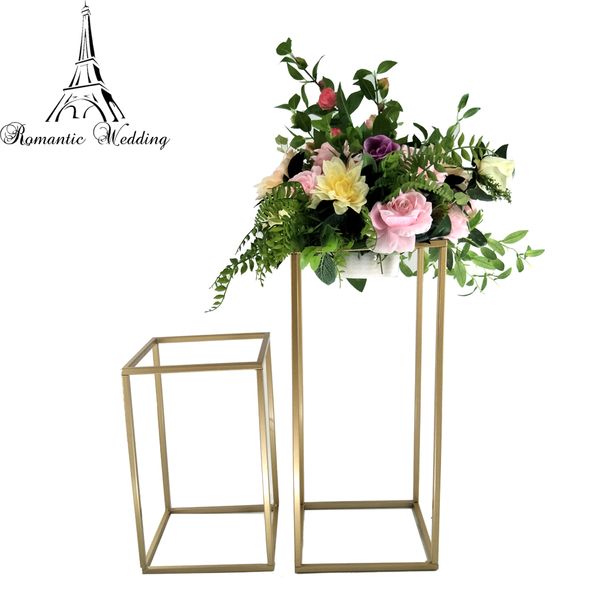 

New tyle wedding metal gold color flower va e column tand for party decoration wedding centerpiece decoration 10pc a et
