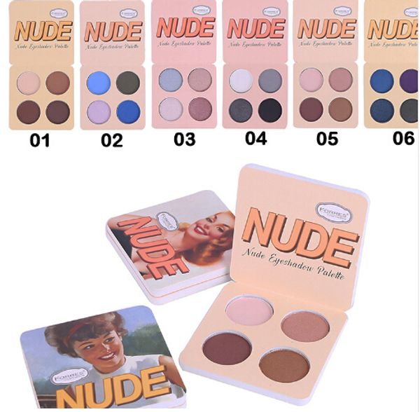 

High qualit Brand Makeup Matte Eye Shadow Palette 4 Color Minerals Powder Pigments Cosmetics Glitter Eyeshadow Make Up Palette