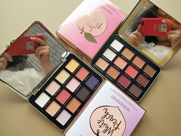 

Косметическая Белый Персик Eye Shadow Palette Персики и крем 12 Color Palette Бесплатная доставк