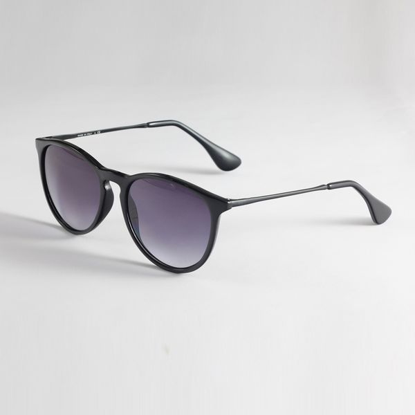 

erika 4171 sunglasses 54mm fashion women polarized sunglasses brand designer sunglasses gradient resin lenses nylon frame metal temple, White;black