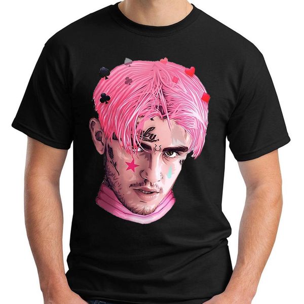 

new lil peep baby cry black men's t-shirt size s-3xl short sleeve plus size discount new t-shirt, White;black