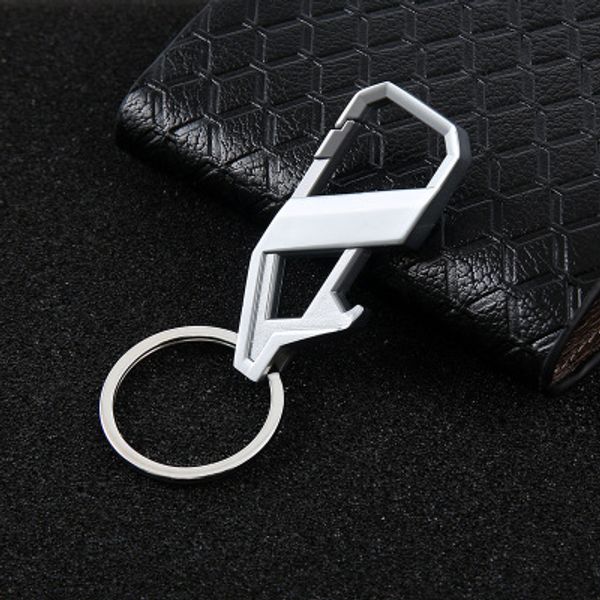 

2018 new fashion key chain accessories tassel key ring zinc alloy pattern car keychain jewelry bag charm, Silver
